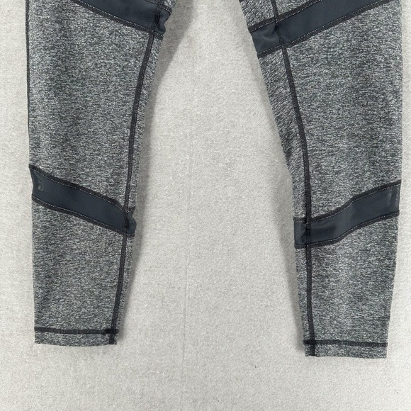Zella Womens Small‎ High Waist 7/8 Length Gray Mesh Athletic Leggings Yoga Pants - Picture 3 of 10
